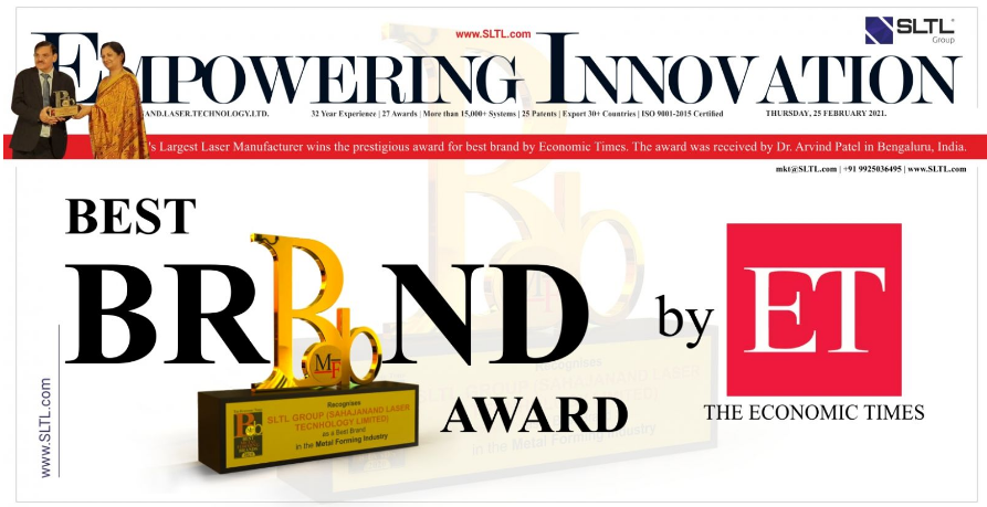 SLTL Group earned the Best Brand Award 2020 by Economic Times – Join the Celebration of Trust & Innovation