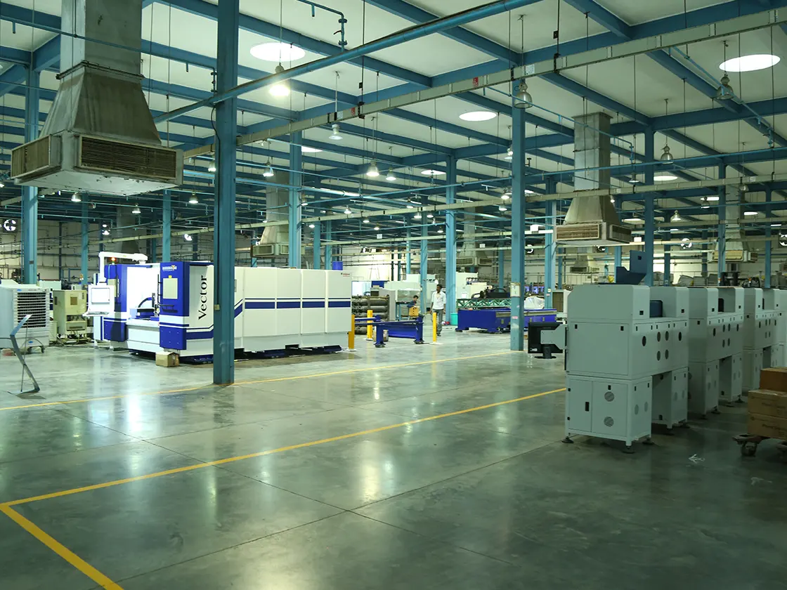 Industrial Laser Production Floor