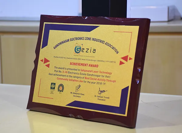 Gezia Best Social Activity Achievement Award 2019