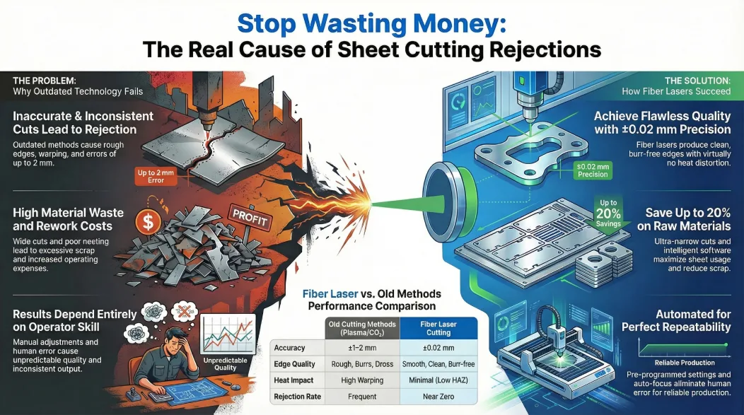 5 Reasons Your Sheet Cutting Rejections