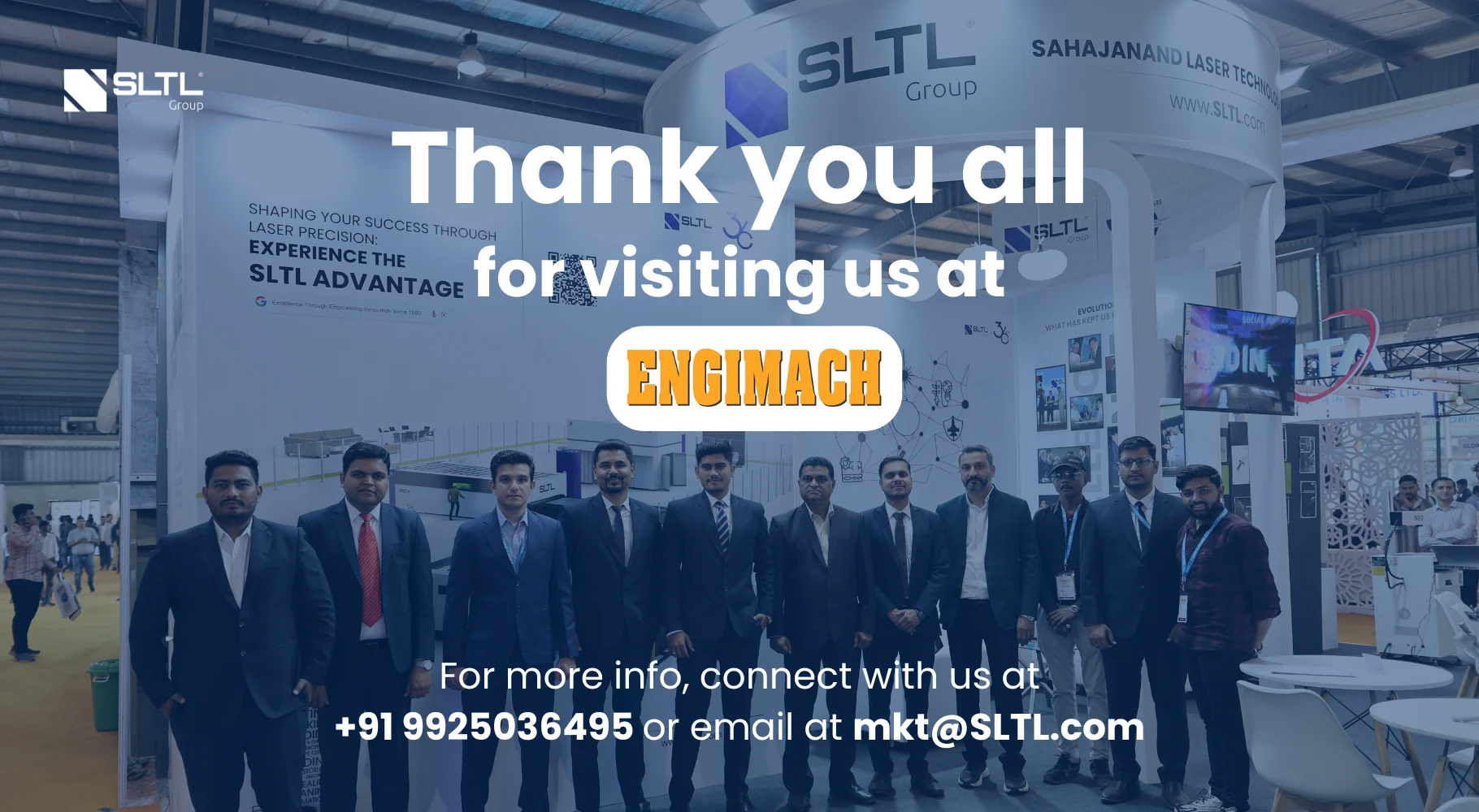 SLTL Group Showcases Future-Ready Laser & Automation Solutions at ENGIMACH 2025 – Redefining Manufacturing Competitiveness