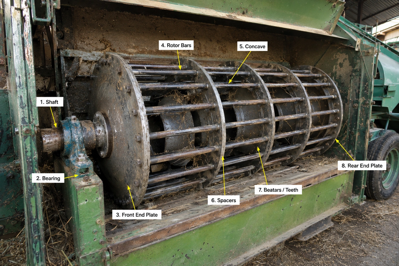 Key Components of a Rotor Drum
