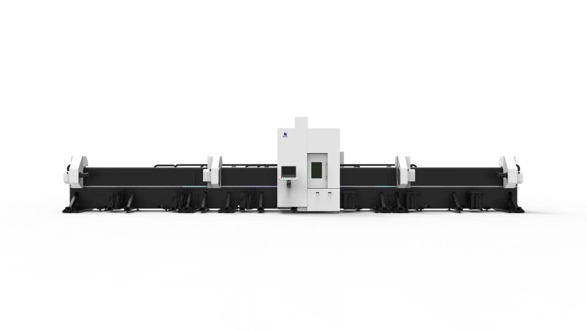 4-Chuck Tube Laser Cutting Machine Side View