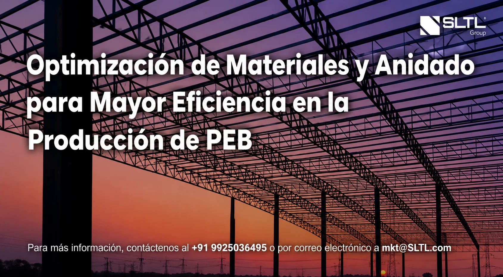 Optimización de materiales y eficiencia de anidamiento en la producción de estructuras metálicas prefabricadas.