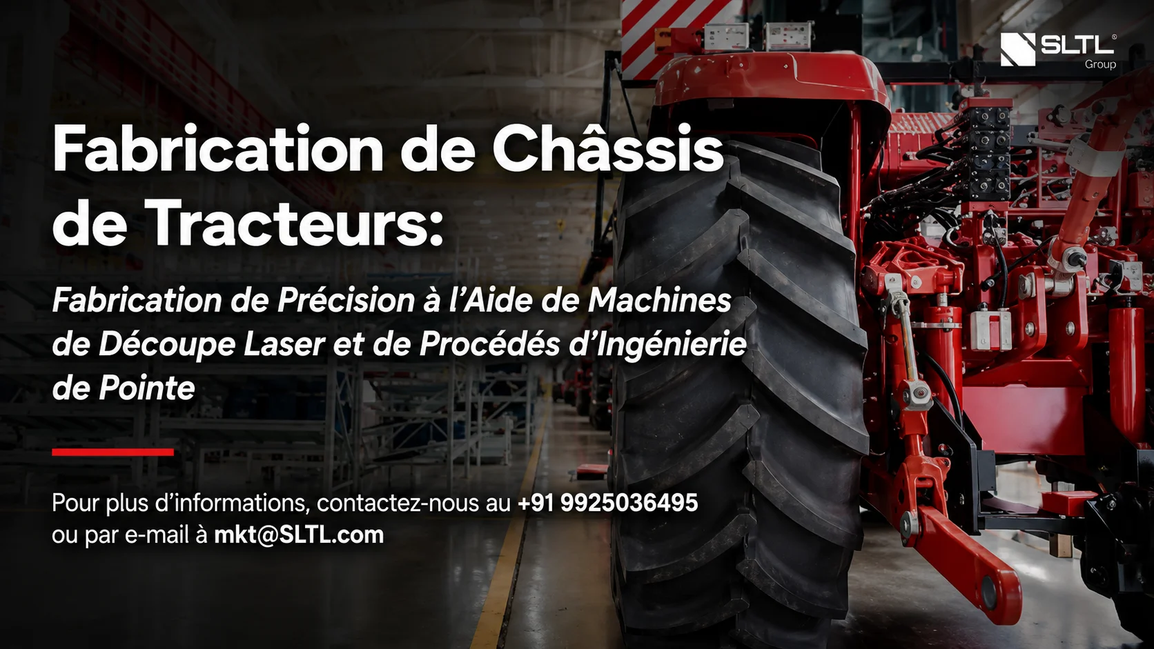 Fabricación de chasis de tractores: fabricación de precisión mediante máquinas de corte por láser y procesos de ingeniería avanzada.
