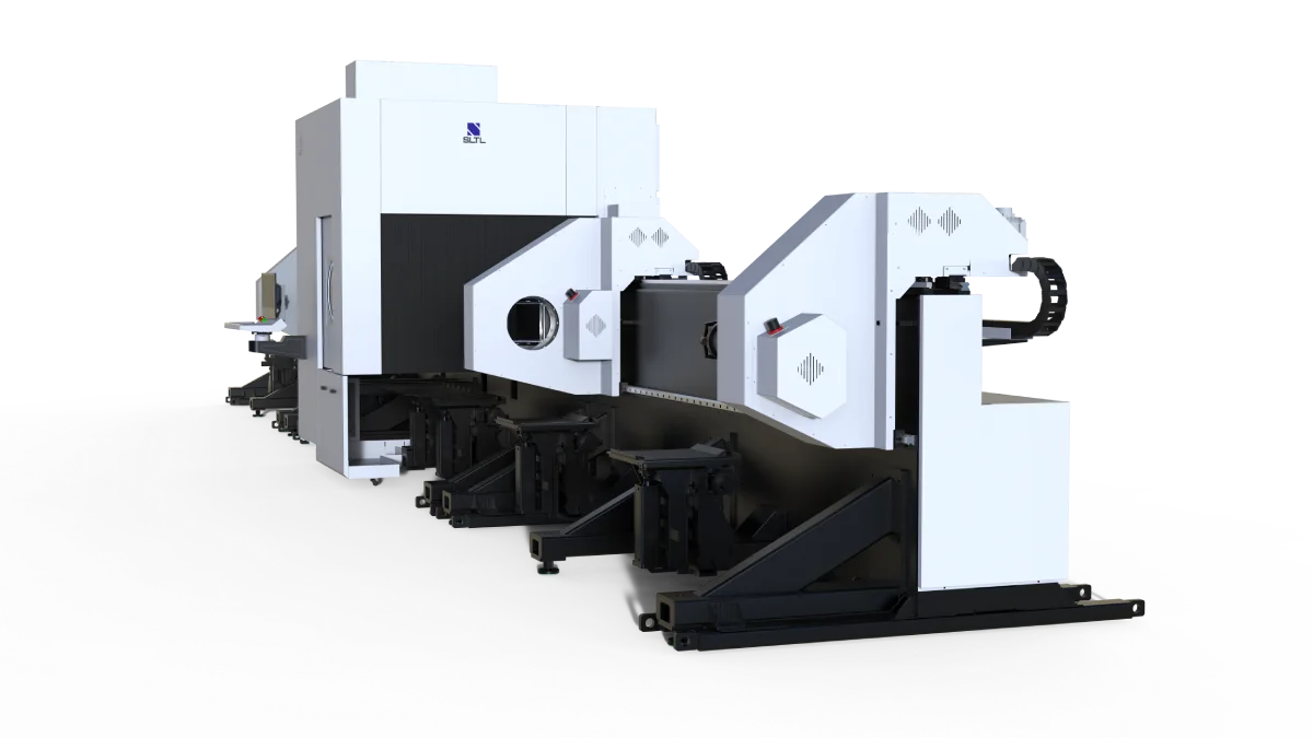 4-Chuck Tube Laser Cutting Machine Full View