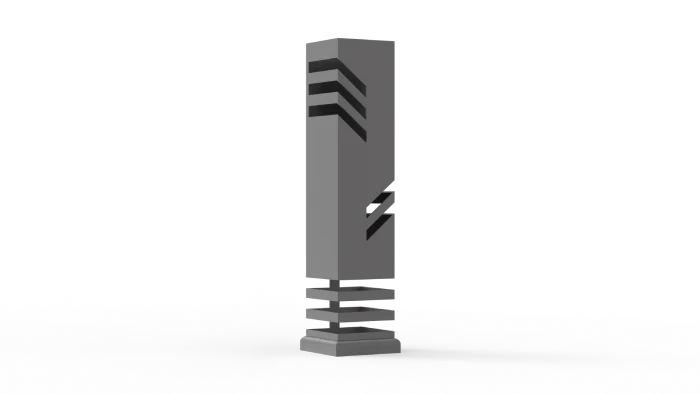 Mild steel tube cut sample