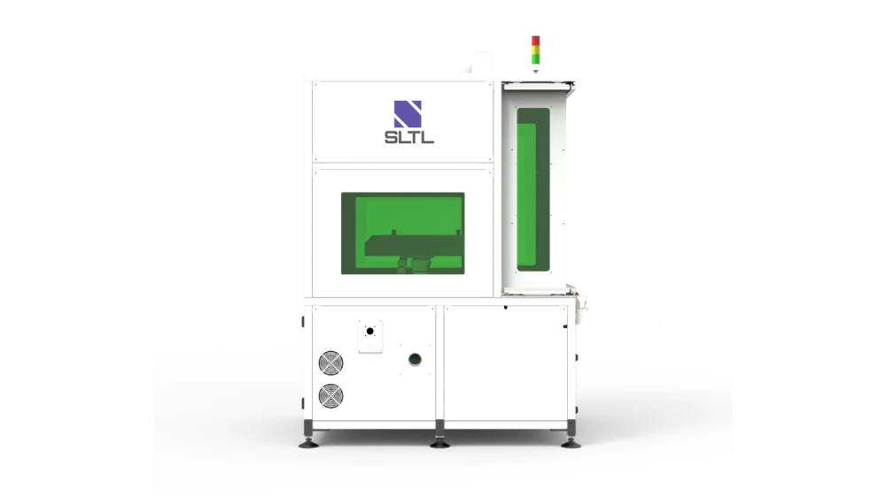 Airbag CO2 Cutting Machine configuration in action